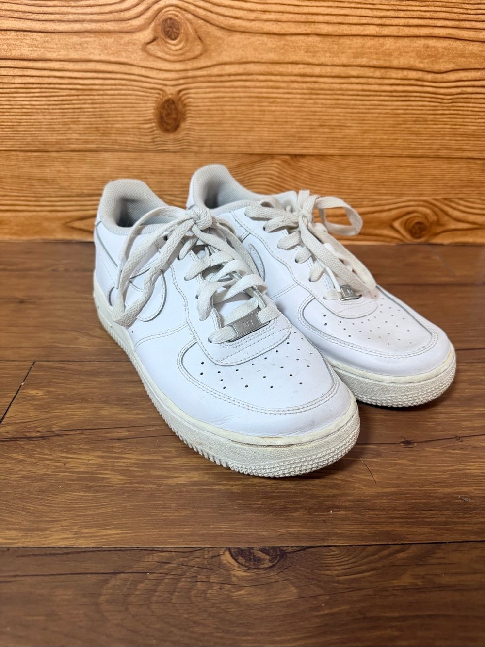 Nike Air Force Ones Youth Size 7Y 7 White Low Top AF1